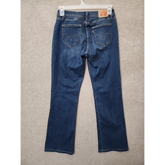 Levis 529 Curvy Bootcut Jeans Womens 10 Blue Medium Wash Stretch - Picture 4 of 9